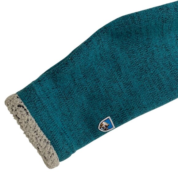 KUHL women’s Alfpaca Fleece Quarter Zip Pullover Sweater size M outdoor active - Picture 4 of 9